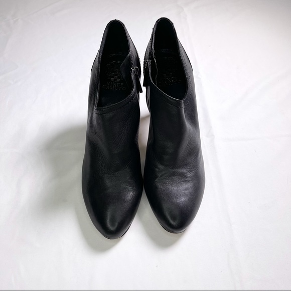 $165 Vince Camuto VALA Black Side Zip Leather Boot - Picture 5 of 8